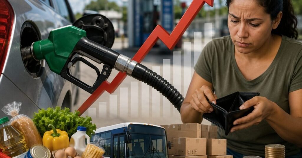Subidas escalonadas en combustibles elevan el costo de vida y el Gobierno reconoce que no puede mantener los subsidios: en contexto