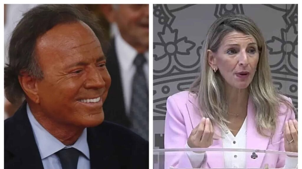 Yolanda Díaz se enfrenta a una querella en el Supremo por sus comentarios sobre Julio Iglesias