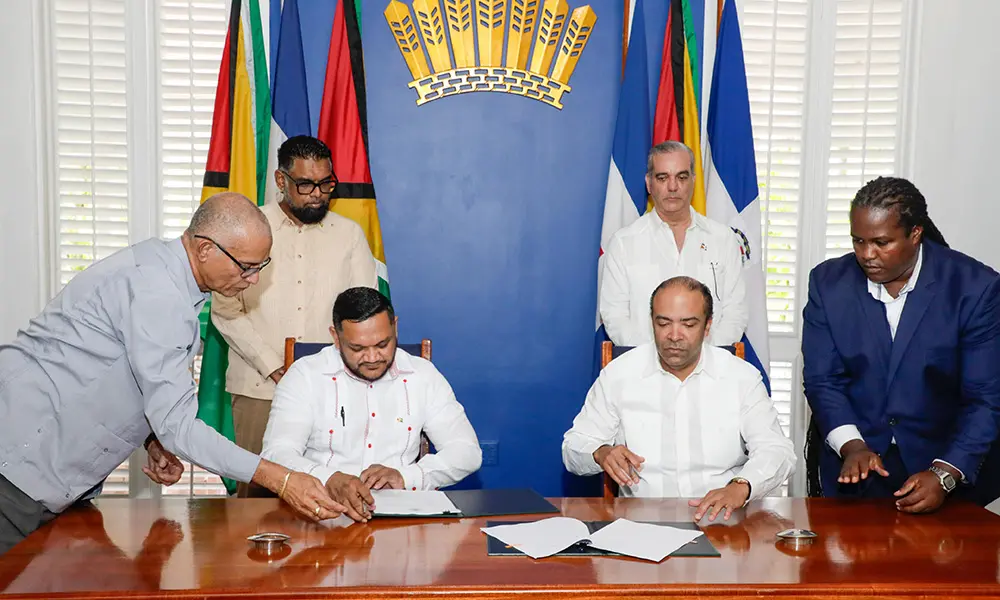 República Dominicana y Guyana sellan acuerdo petrolero y se mantiene la demanda de resultados y fiscalización: en contexto
