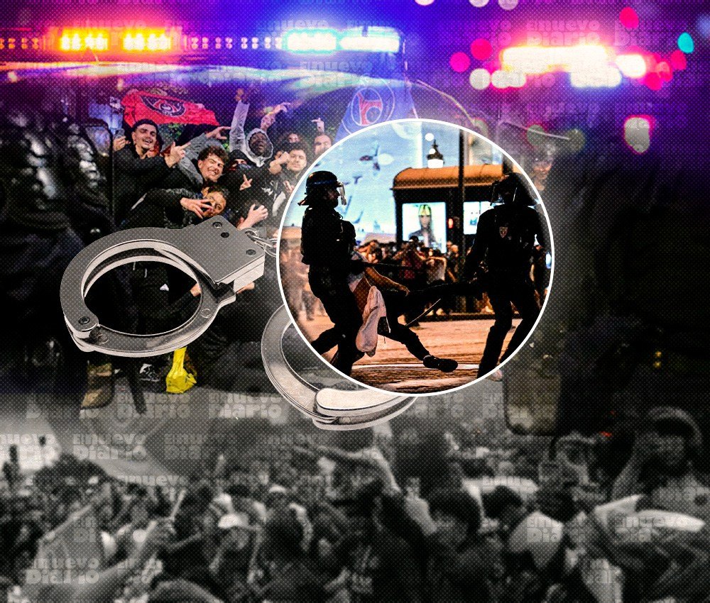 Los festejos por la Champions del PSG dejan 416 arrestos y tensionan el operativo de seguridad en Francia