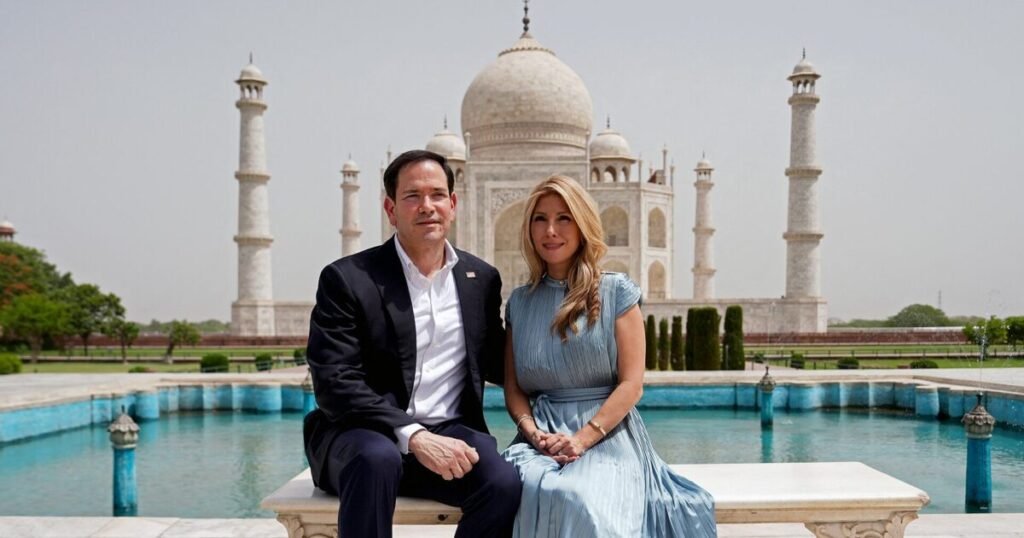 Foto de Rubio en el Taj Mahal expone choque entre discurso de Washington y reacción iraní