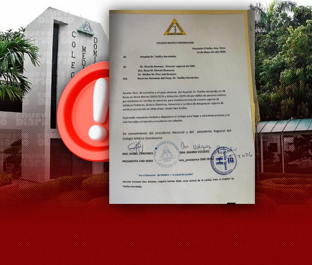 CMD convoca paro de 48 horas en hospital de El Seibo por reclamos pendientes en la red pública