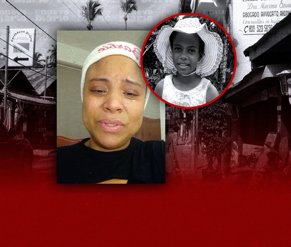 Madre de niña asesinada en Boca Chica pide a Abinader actuar ante temor de impunidad