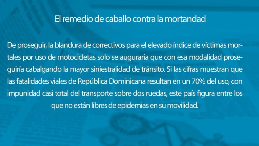 Alta mortandad en motocicletas evidencia falta de control en las calles