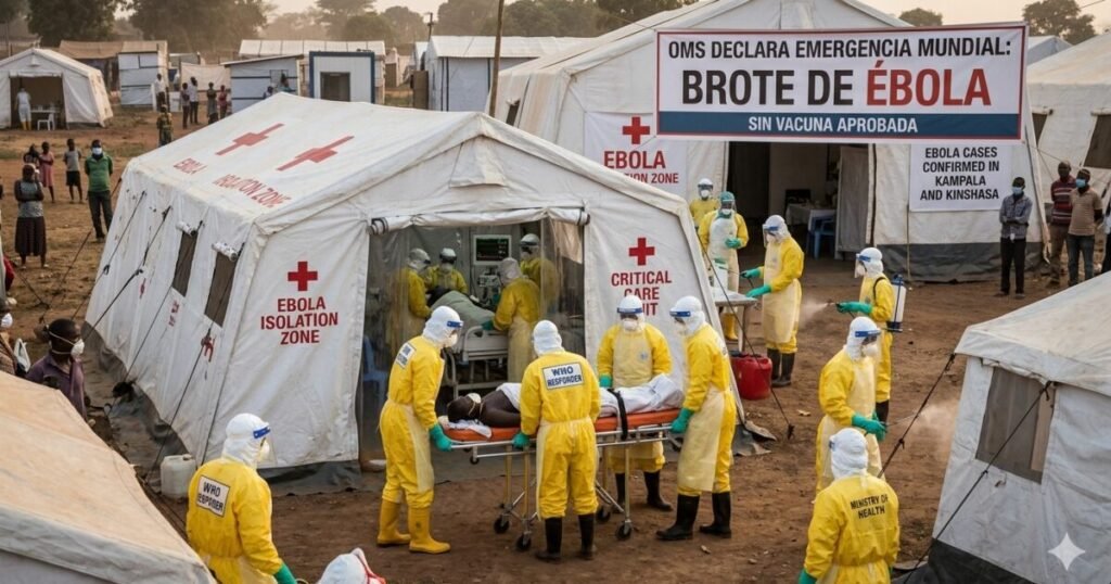 La OMS alerta de que el brote de ébola en la RDC excede las cifras oficiales y complica el control sanitario