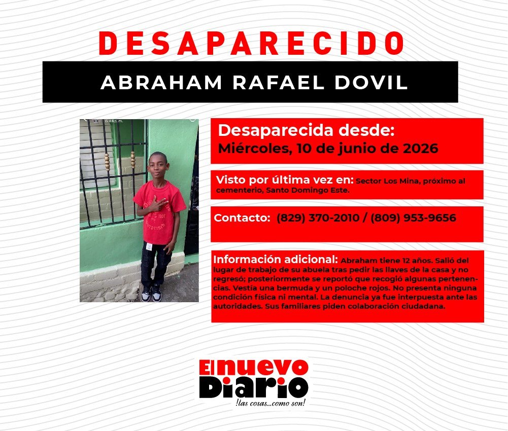 Caso de adolescente desaparecido en Los Mina cuestiona la reacción de las autoridades