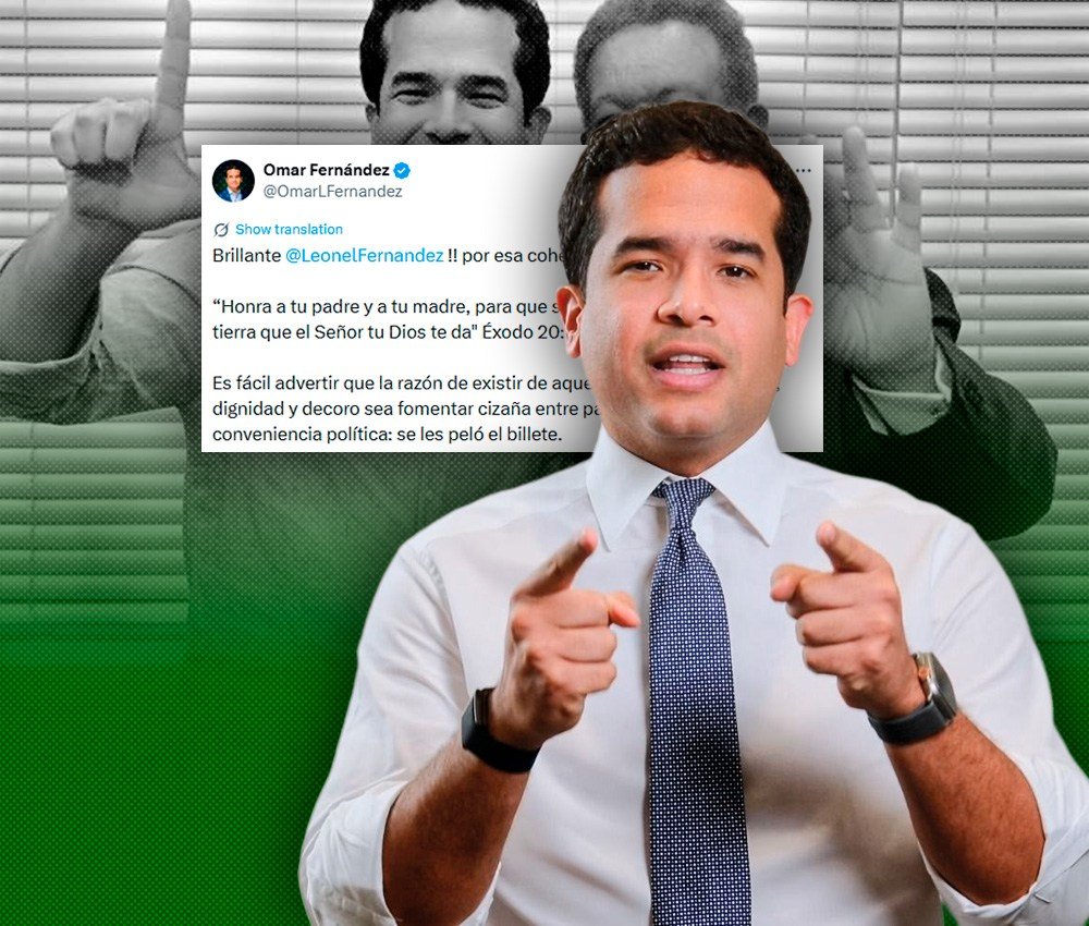 Omar Fernández niega ruptura con Leonel y atribuye las versiones a intereses políticos y económicos