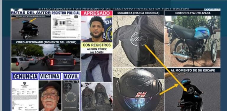 Policía detiene a “El Bombi” por arrebato a Ricardo Ripoll en Bella Vista tras difusión del hecho
