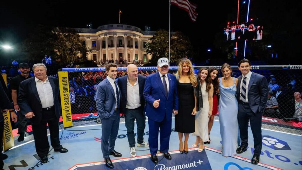 Trump lleva la UFC a la Casa Blanca y reabre la controversia por el uso de la presidencia