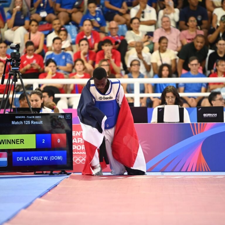 Wilfrido de la Cruz da el oro a RD en taekwondo y la jornada deja dos bronces más