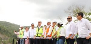 Abinader vuelve a la presa de Guaigüí con la obra aún en ejecución tras años de recursos inmovilizados