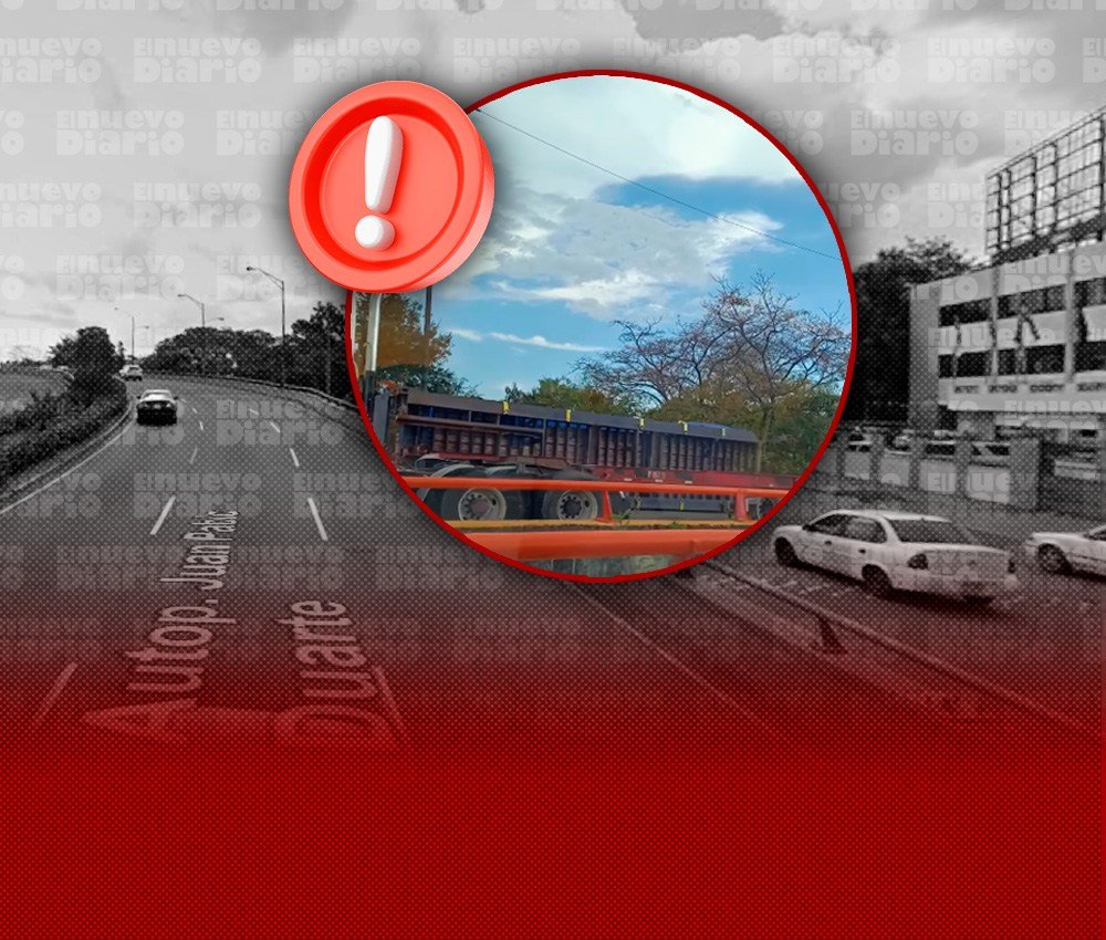Patana volcada bloquea la Kennedy y expone otro episodio de caos vial en Santo Domingo